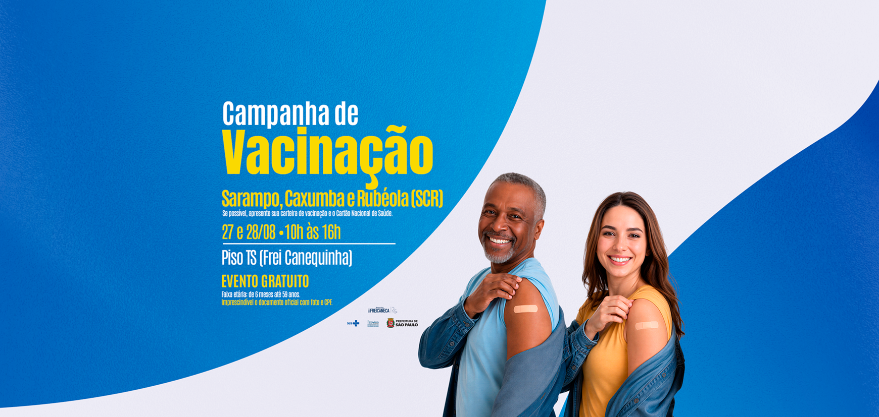 Banner no Shopping Frei Caneca
