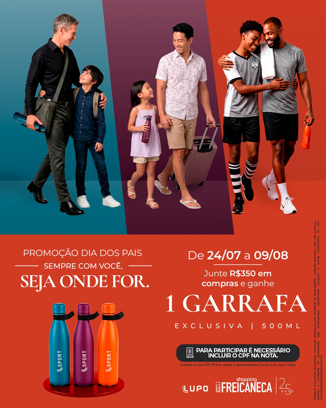 Dia dos Pais 2026 no Shopping Frei Caneca