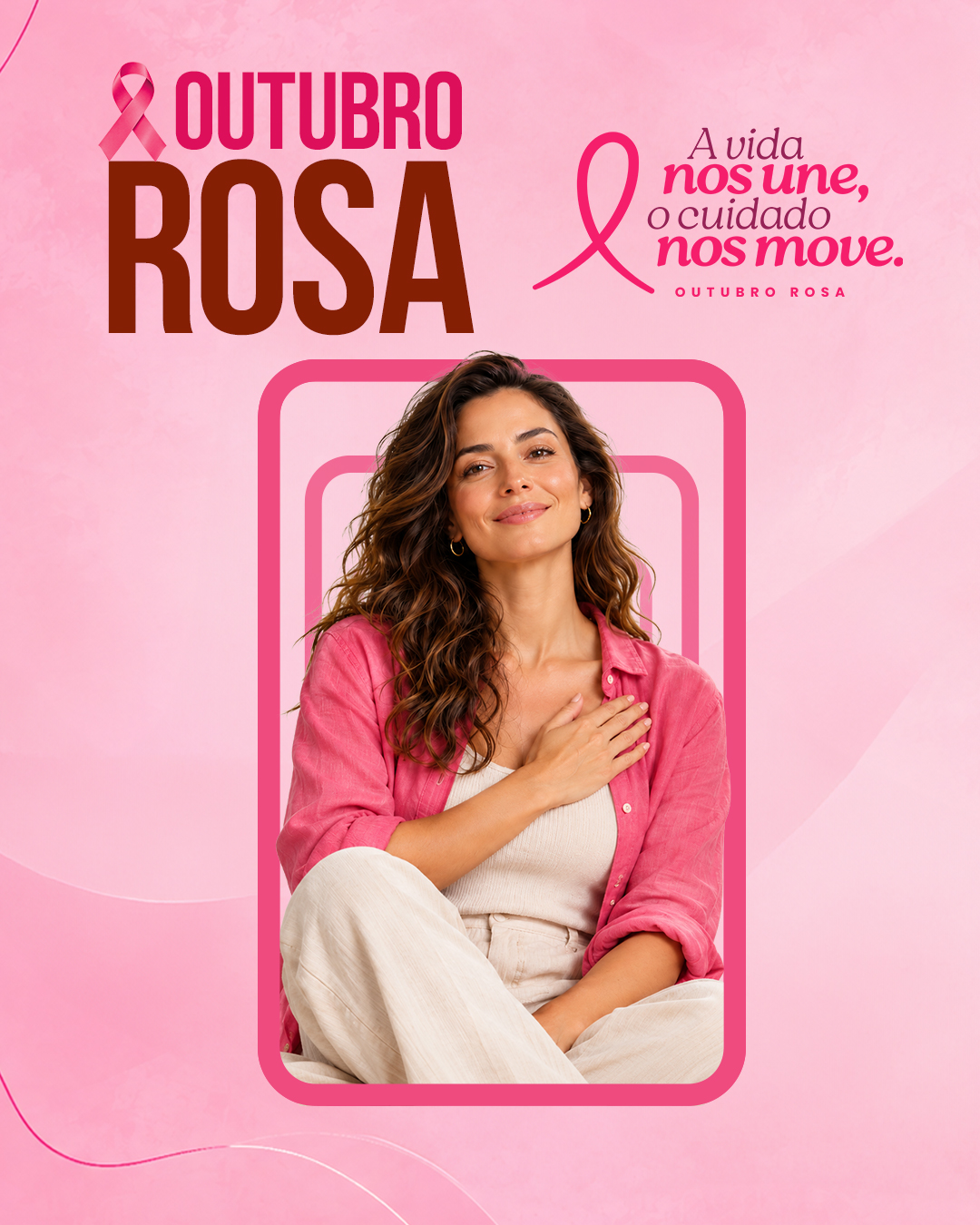 Outubro Rosa no Shopping Frei Caneca