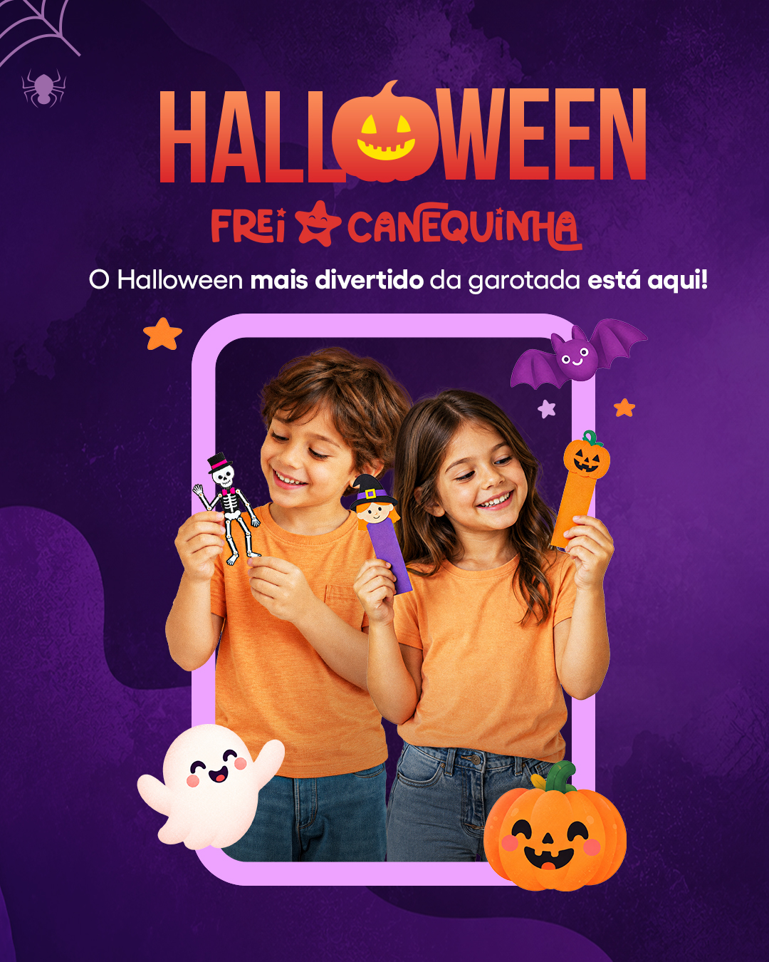Halloween Frei Canequinha no Shopping Frei Caneca
